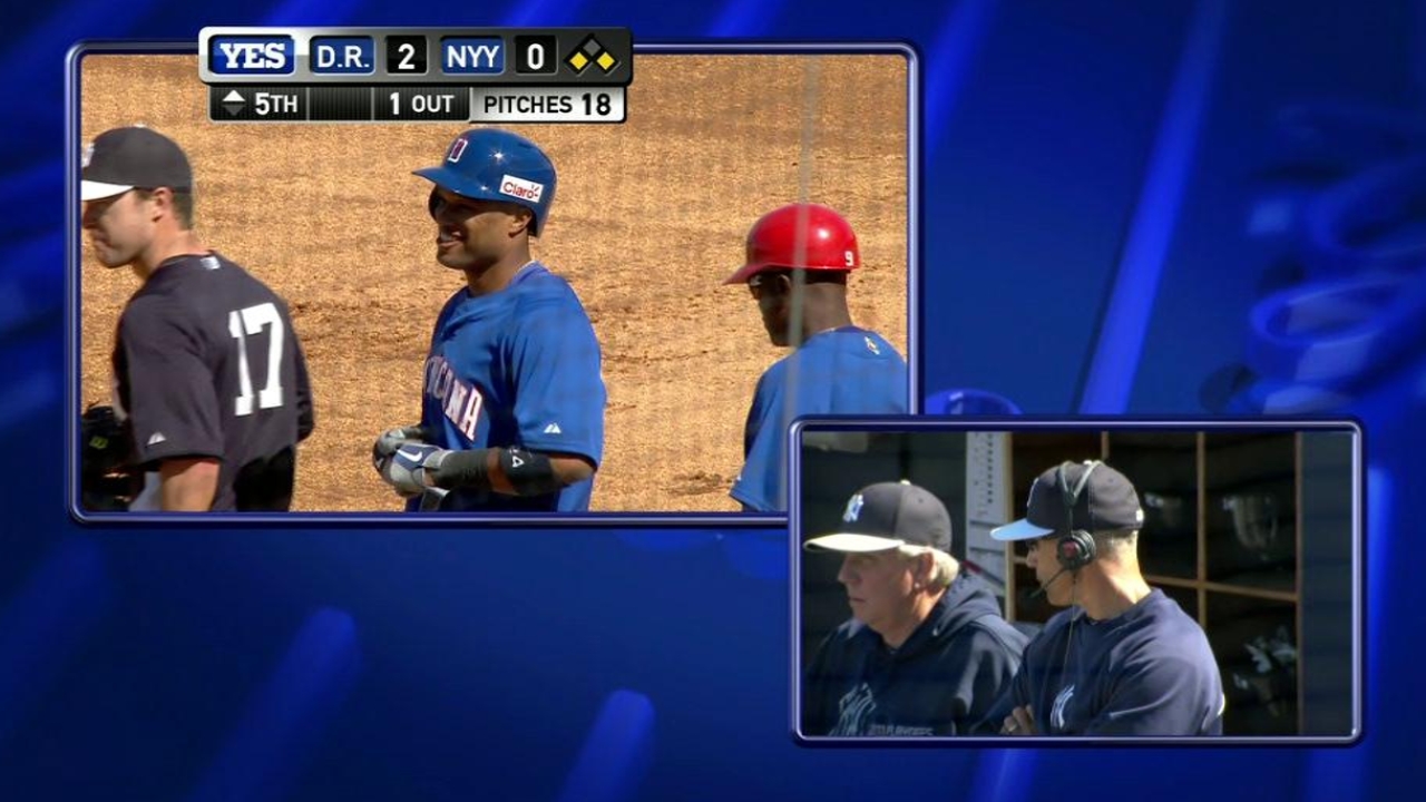Cano helps Dominican Republic top Yankees