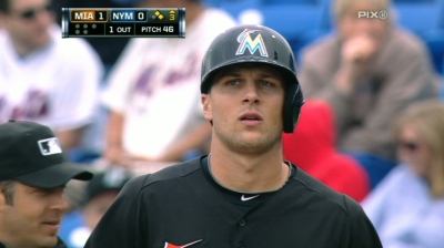 No. 2 prospect Marisnick hit on left hand by pitch