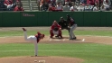 Hicks' leadoff homer