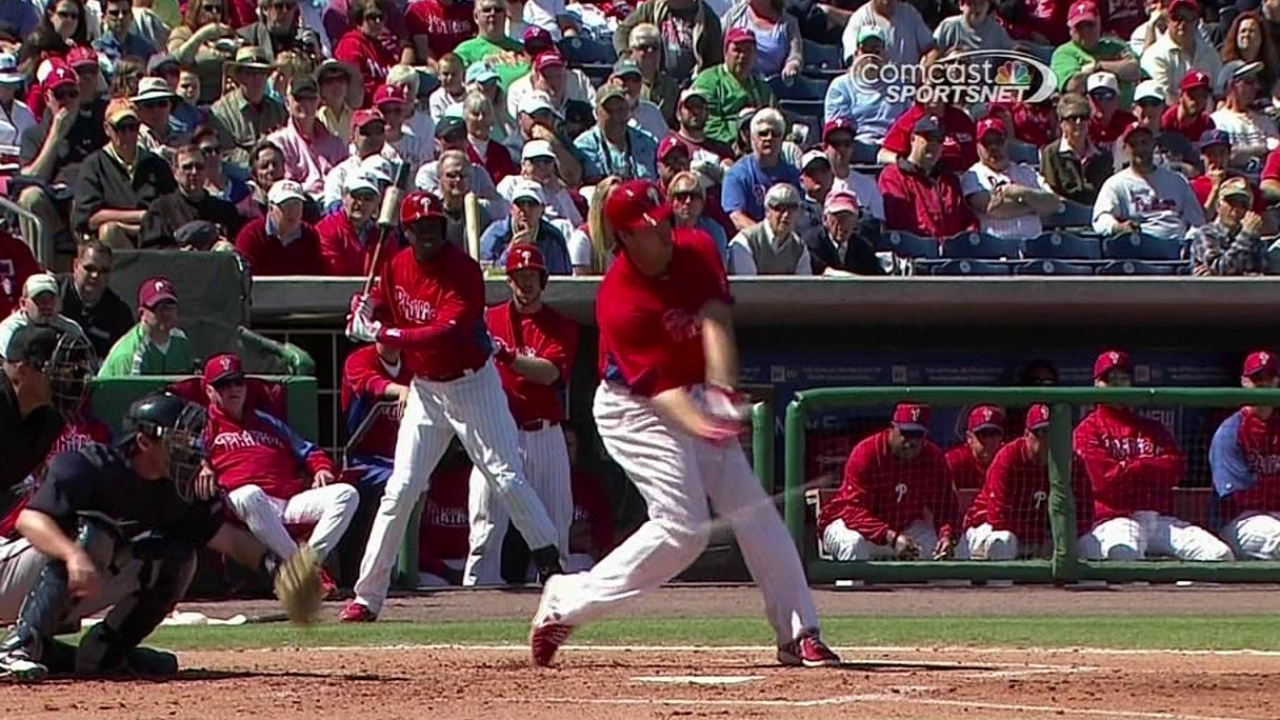 Ruf notches three RBIs in Phillies' loss