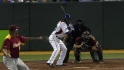 De Aza's two-run double