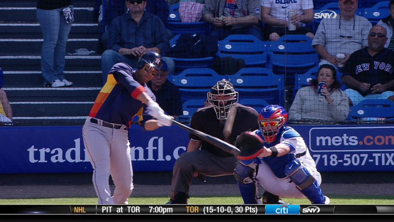 Pena launches homer as Astros fall to Mets