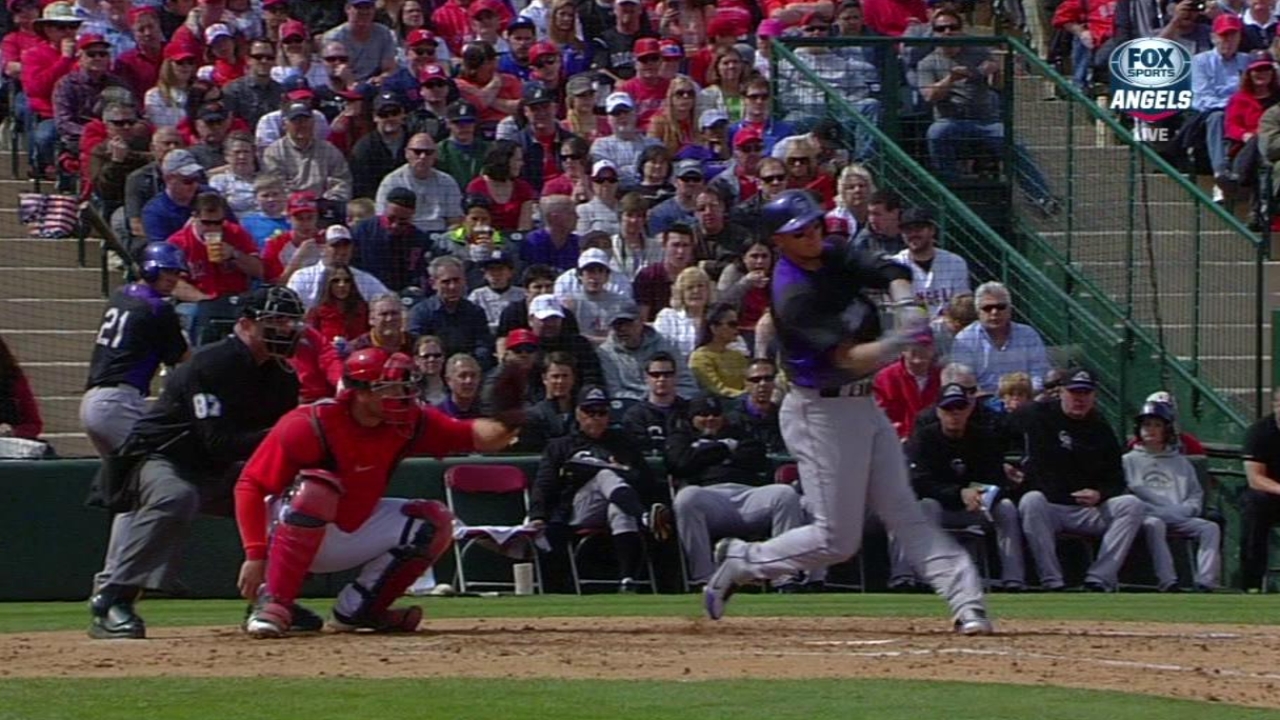 Tulowitzki homers as Rockies beat Angels