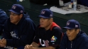 Bowa reacts to Wright's slam