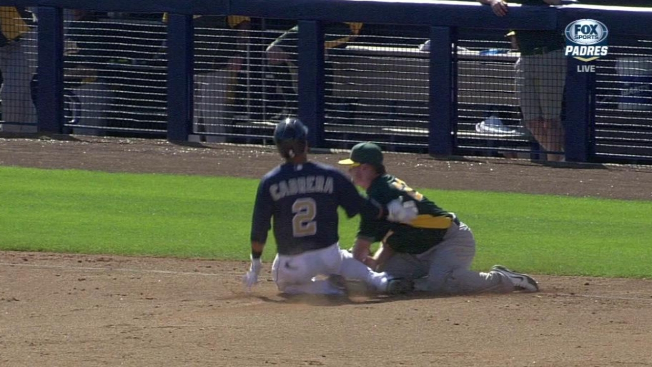 Parker struggles, Smith solid at plate as A's fall
