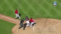 Angels catch Holt in rundown