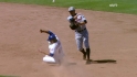 den Dekker breaks-up double play