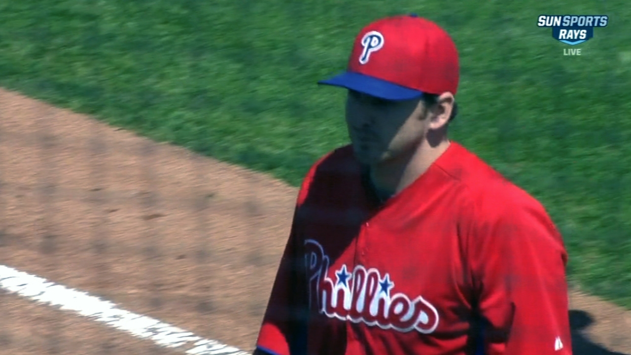 Lannan dominant in five scoreless innings