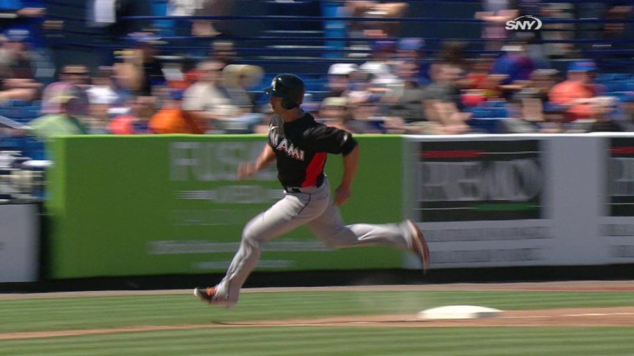 Polanco returns with two hits as Marlins win