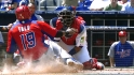 Aybar saves a run