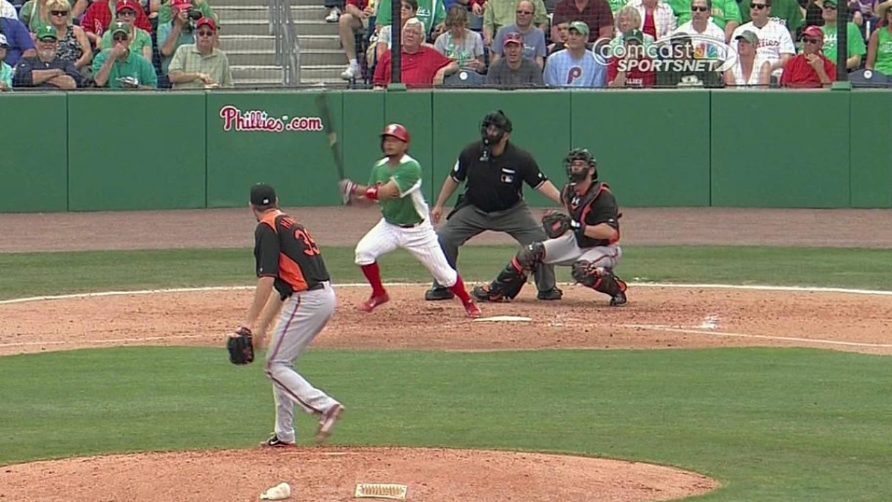Galvis' two-run shot carries Phils past Orioles