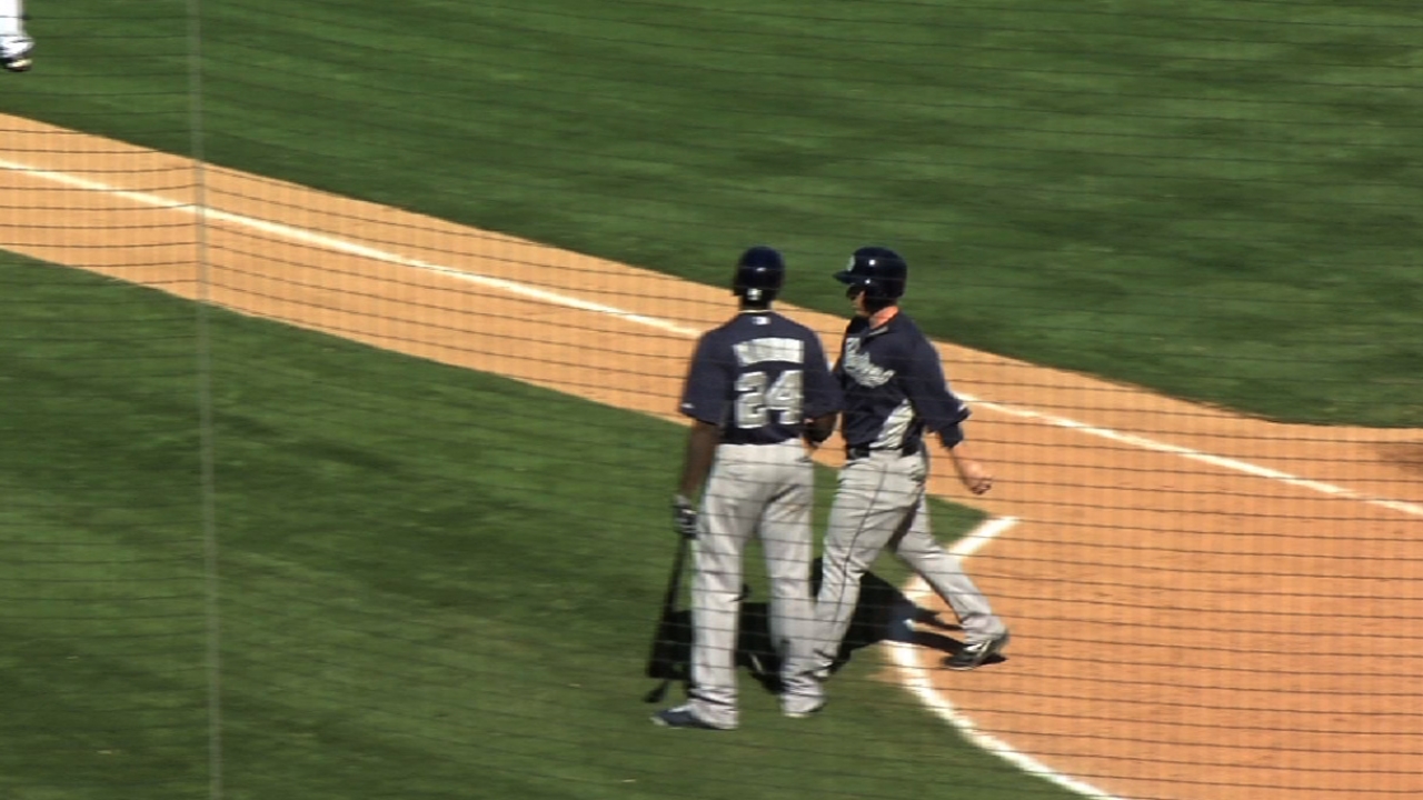 Garcia can't contain Angels; Gyorko leads offense