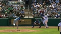 Soler legs out infield single
