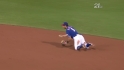 Kinsler, Andrus turn two slickly