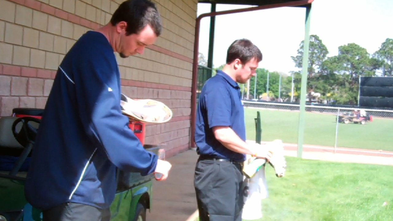 Early risers: Clubhouse managers always on task