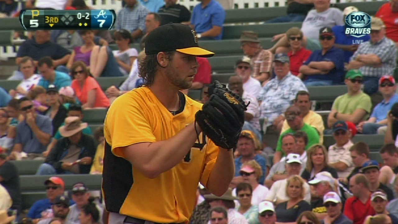 Pirates set rotation and bench with nine cuts
