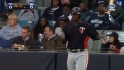 Sano collects two hits in debut