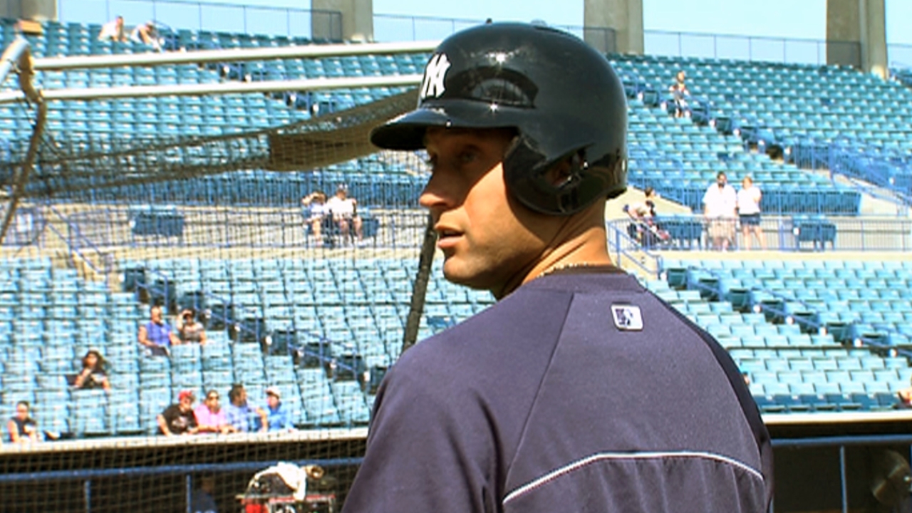 Jeter gets in work in Minor League game