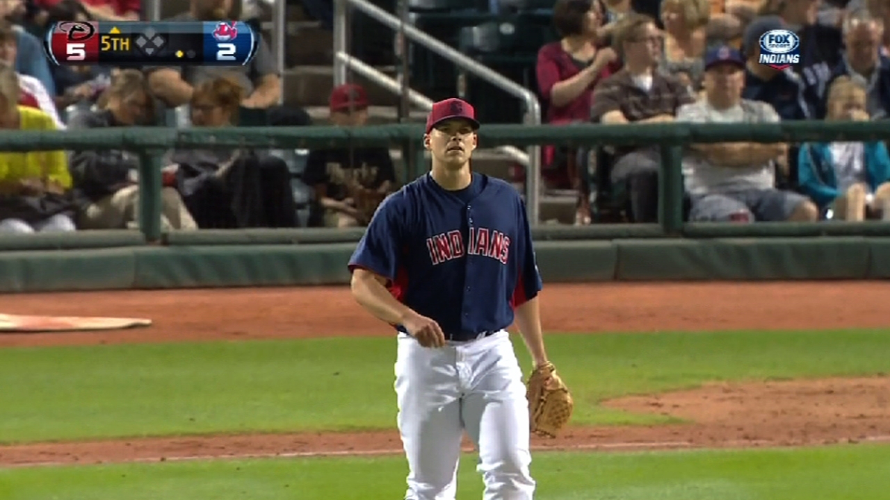 Masterson strikes out seven vs. D-backs