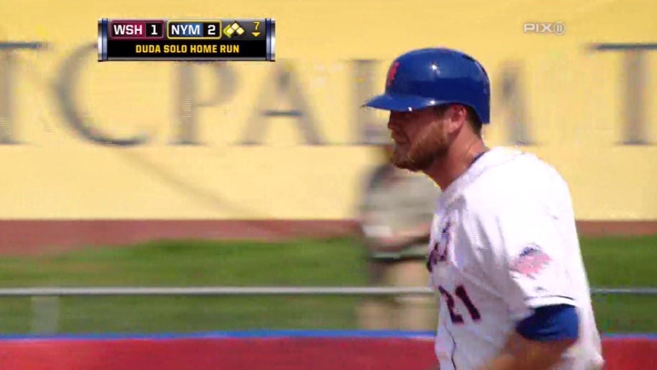 Duda, Montero come up big against Nats