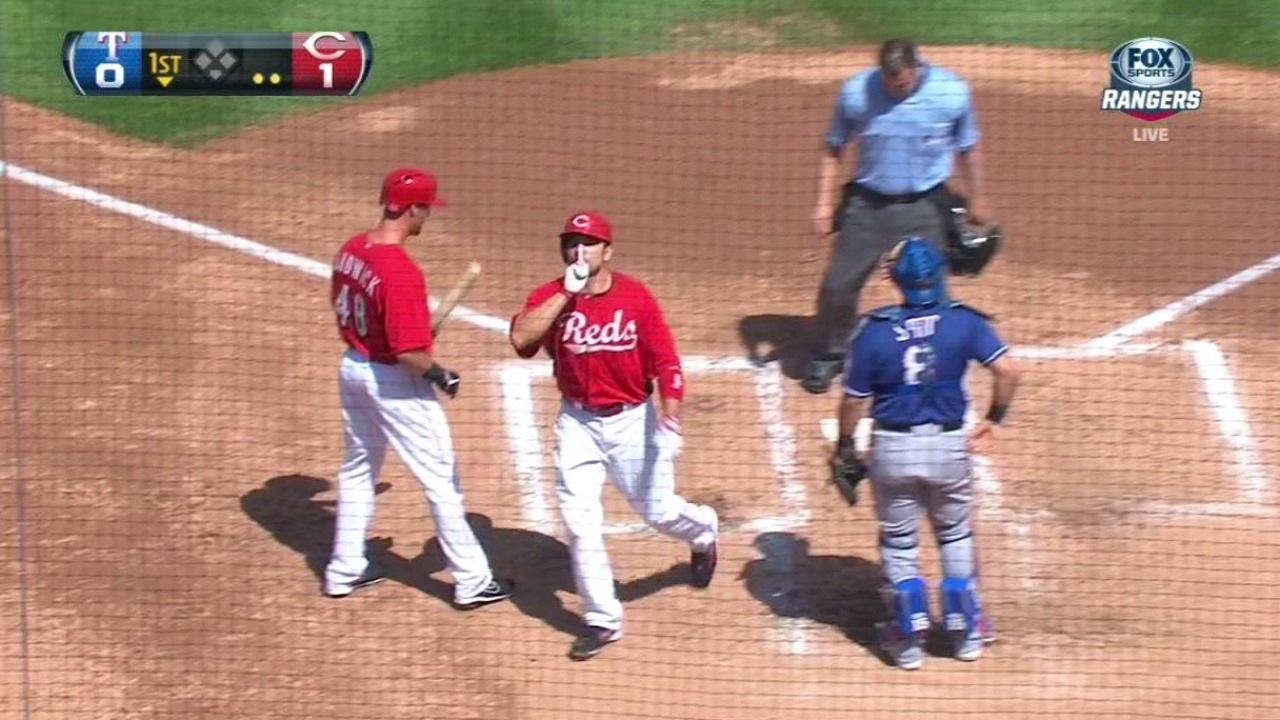 Votto, Frazier go deep as Latos exits early