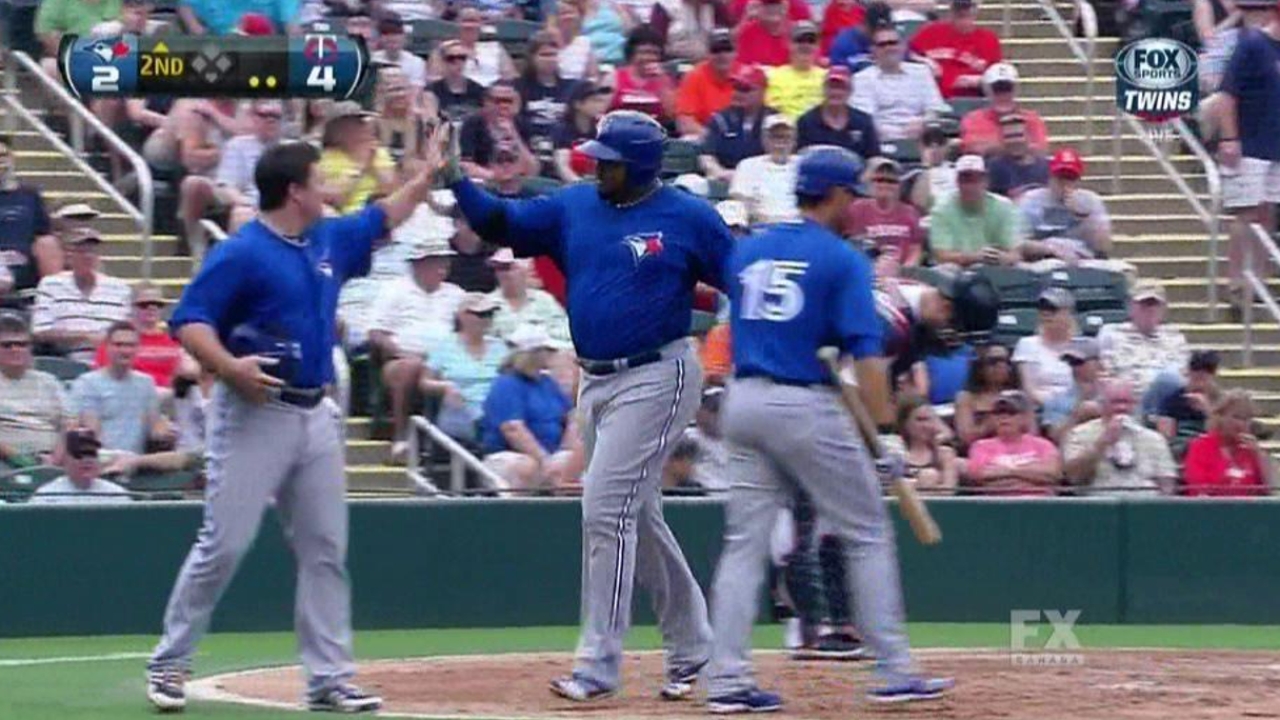 Jimenez homers twice in loss to Twins