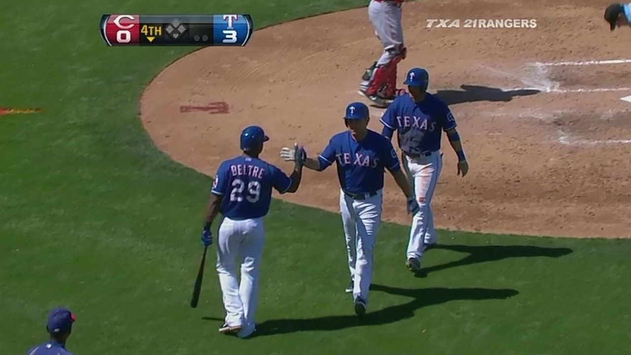 Berkman's homer backs Ogando's scoreless start