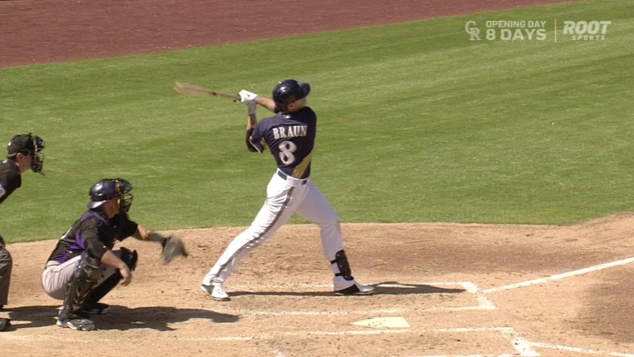 Brewers' five-run sixth sinks Rockies