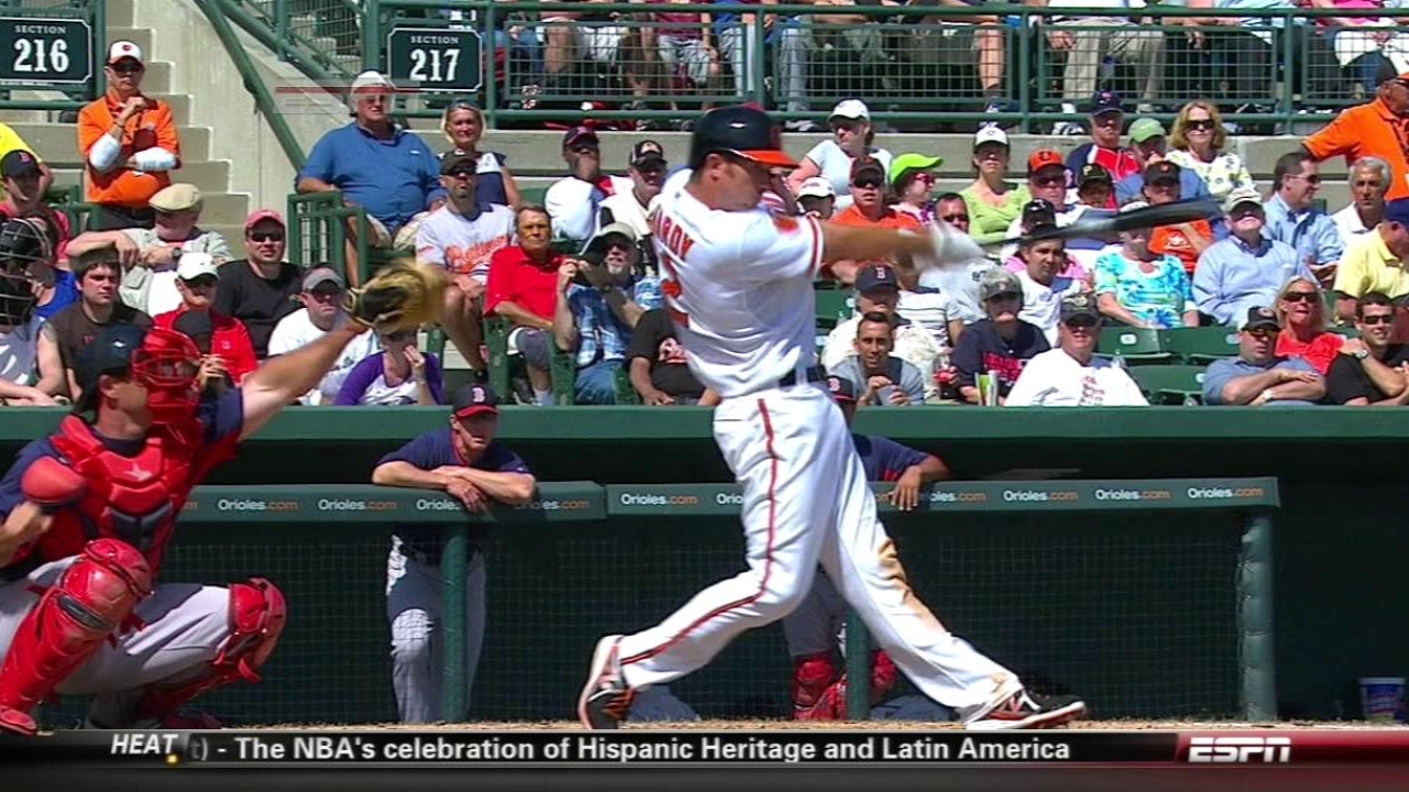 Jones rips two of O's five homers in slugfest win