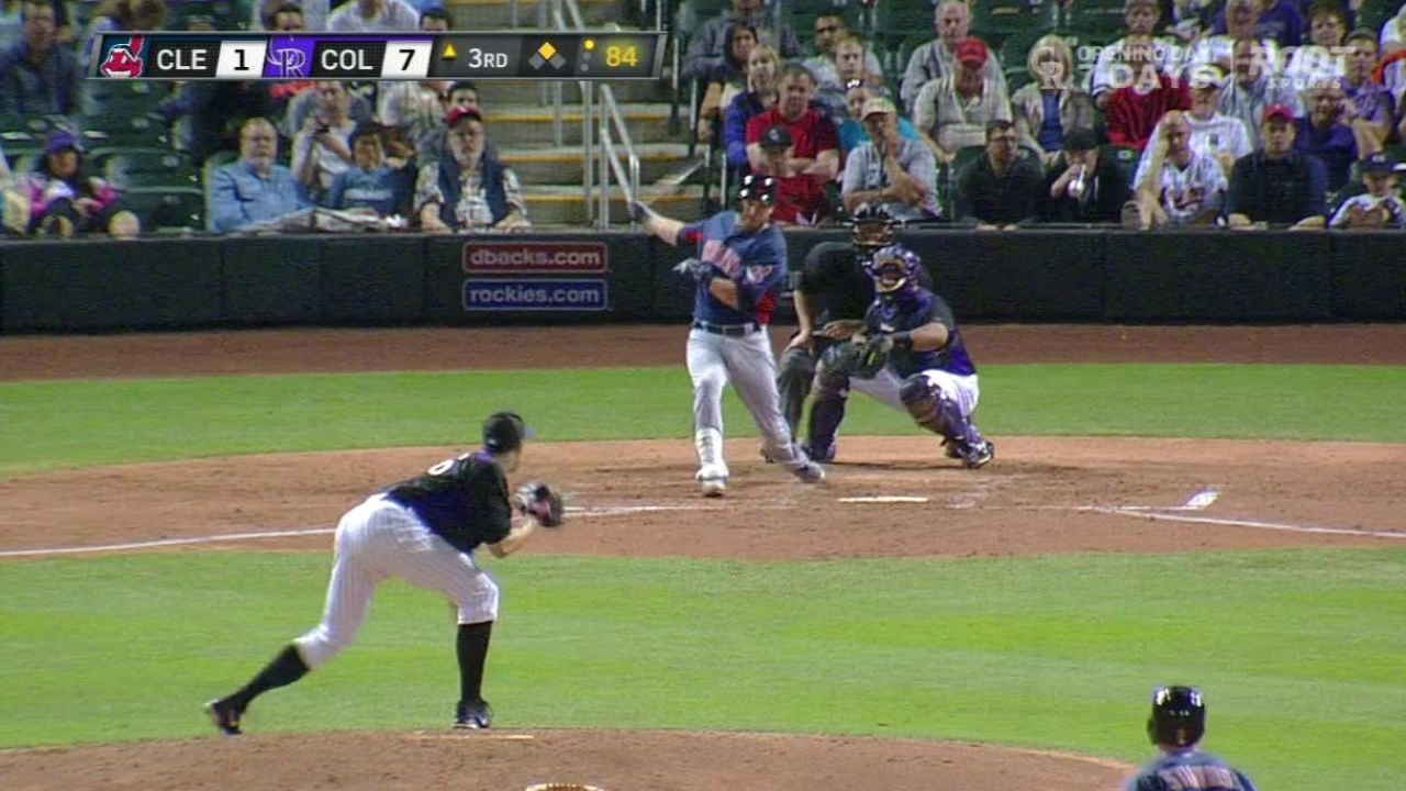 Tribe pitching struggles in matchup with Rockies