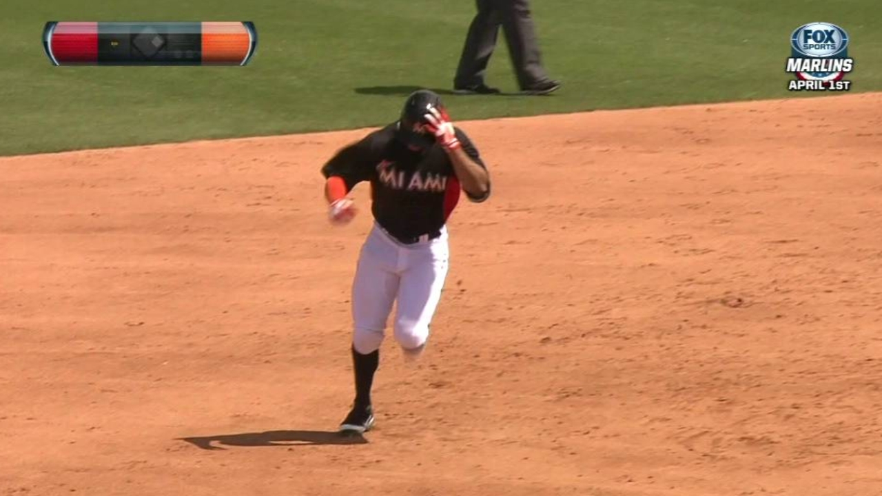 Stanton belts two to power Marlins past Nats