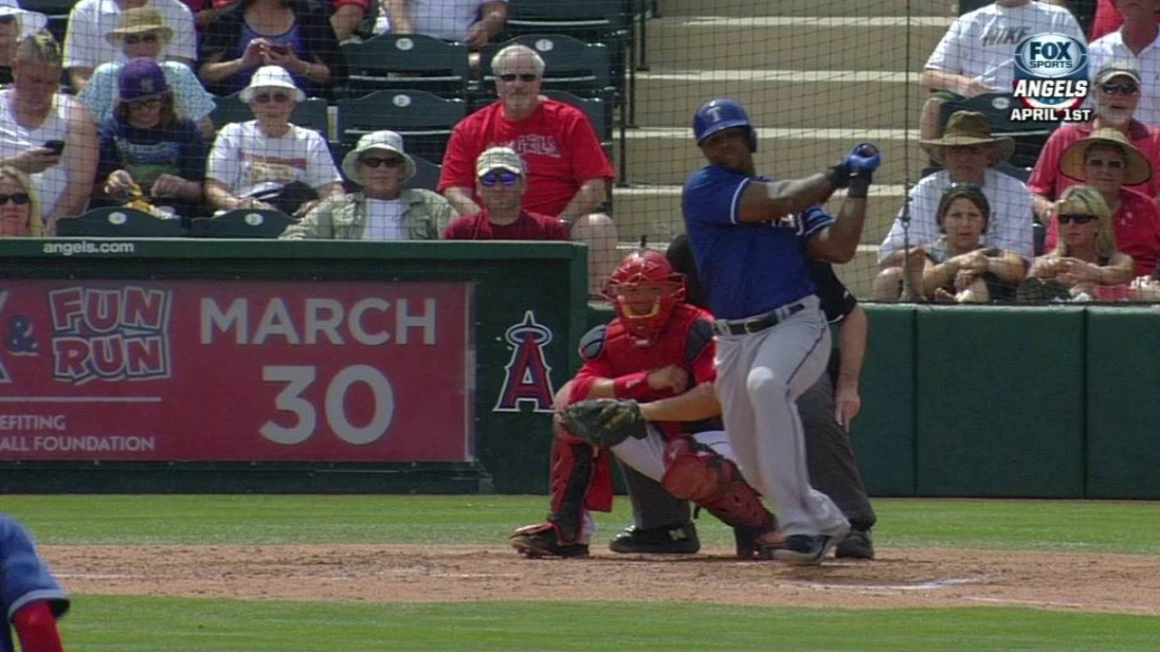 Beltre paces Rangers' offense against Angels