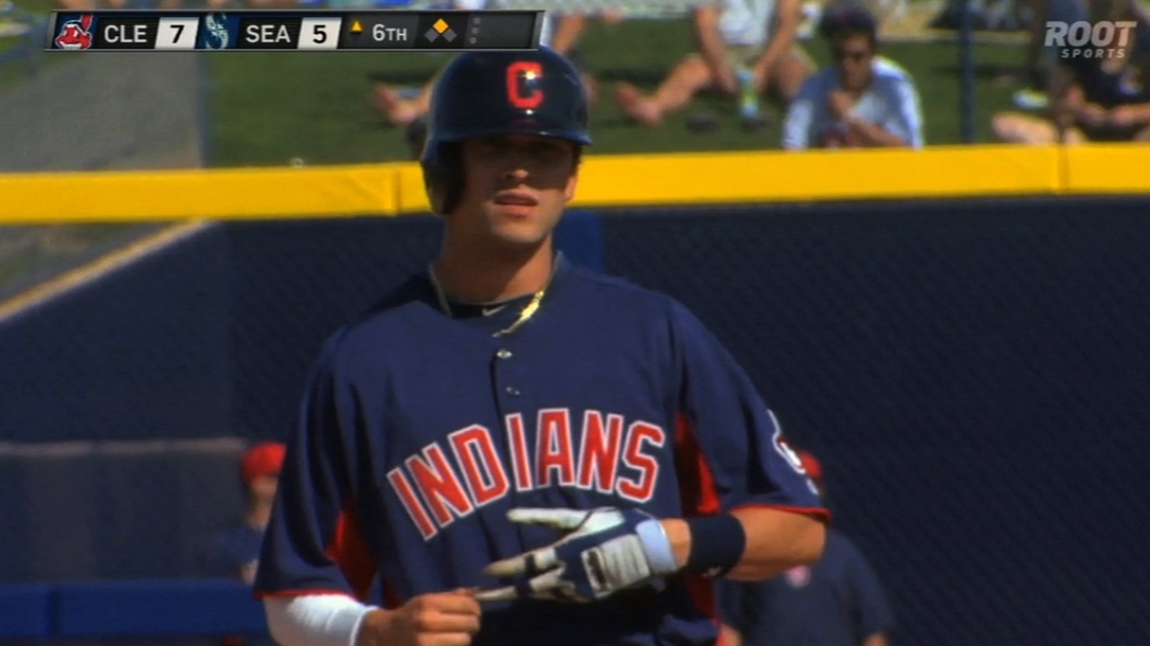 Tribe fields young lineup as regulars rest
