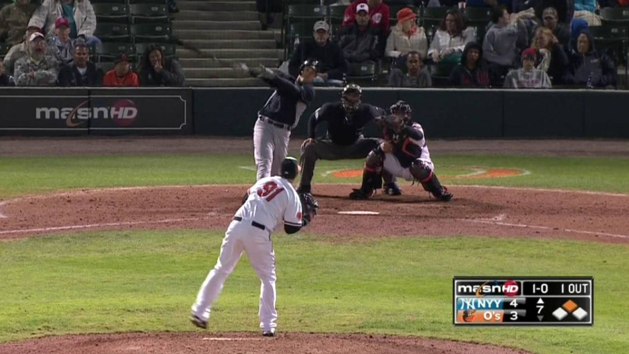 Phelps strong before Yanks' bats break out vs. O's