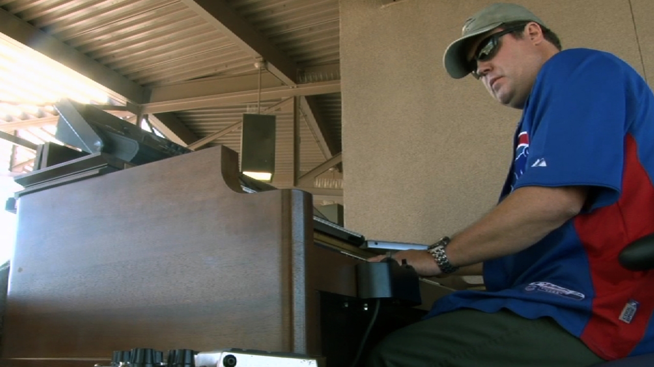 Organist plays final notes at HoHoKam Park