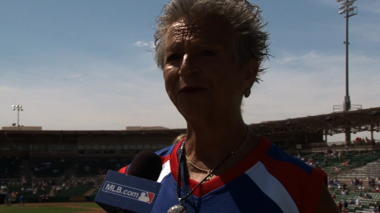 Cubs fans on HoHoKam Park finale