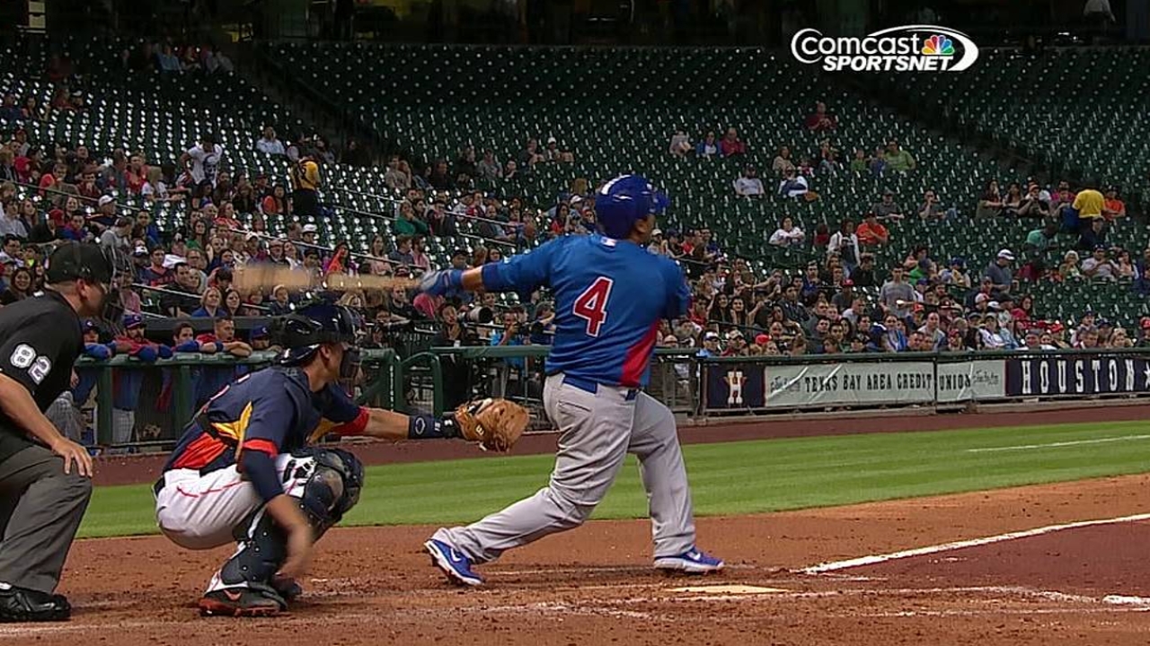 Navarro homers as Cubs draw with Astros