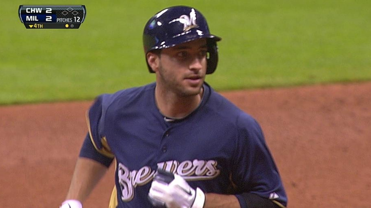 Braun's homer lone offense in Brewers' loss
