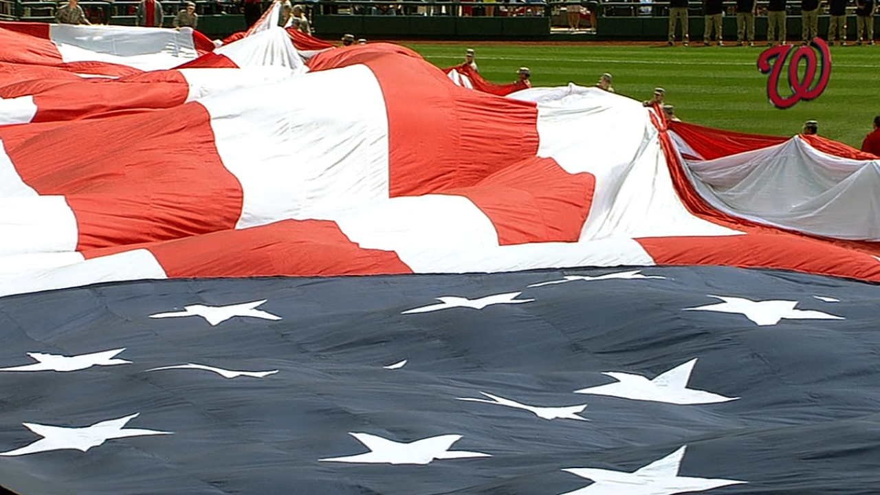 Nats' Opening Day features awards, heroes