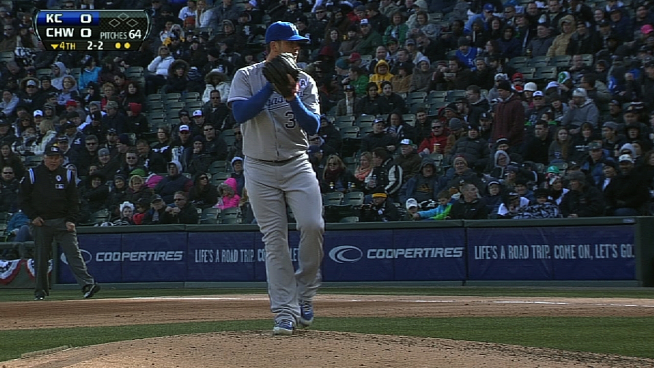 One mistake costs Shields, Royals in opener