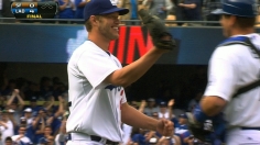 Kershaw dazzles with shutout, homer vs. Giants