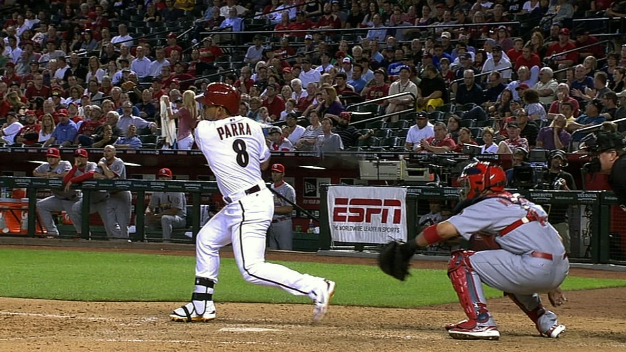 Parra has four hits as D-backs bully Cards