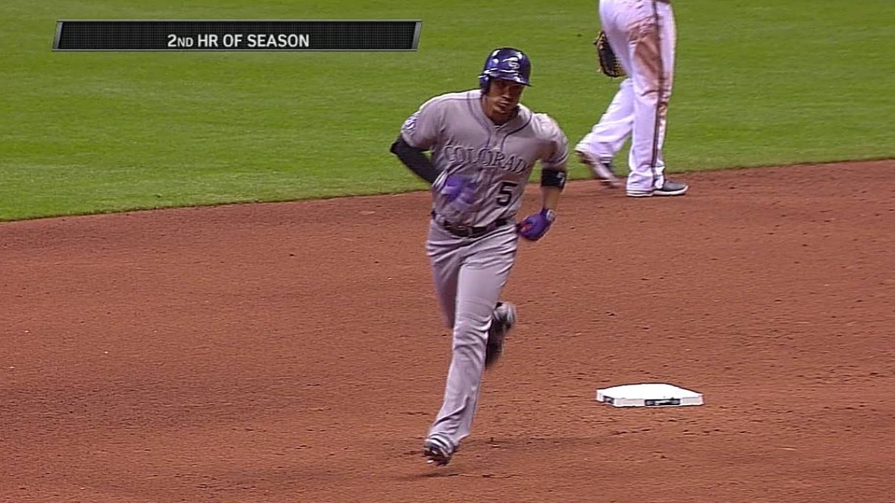 CarGo, Tulowitzki guiaron a Rockies vs. Cerveceros