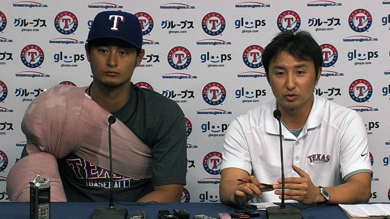Darvish chases history past pitch count