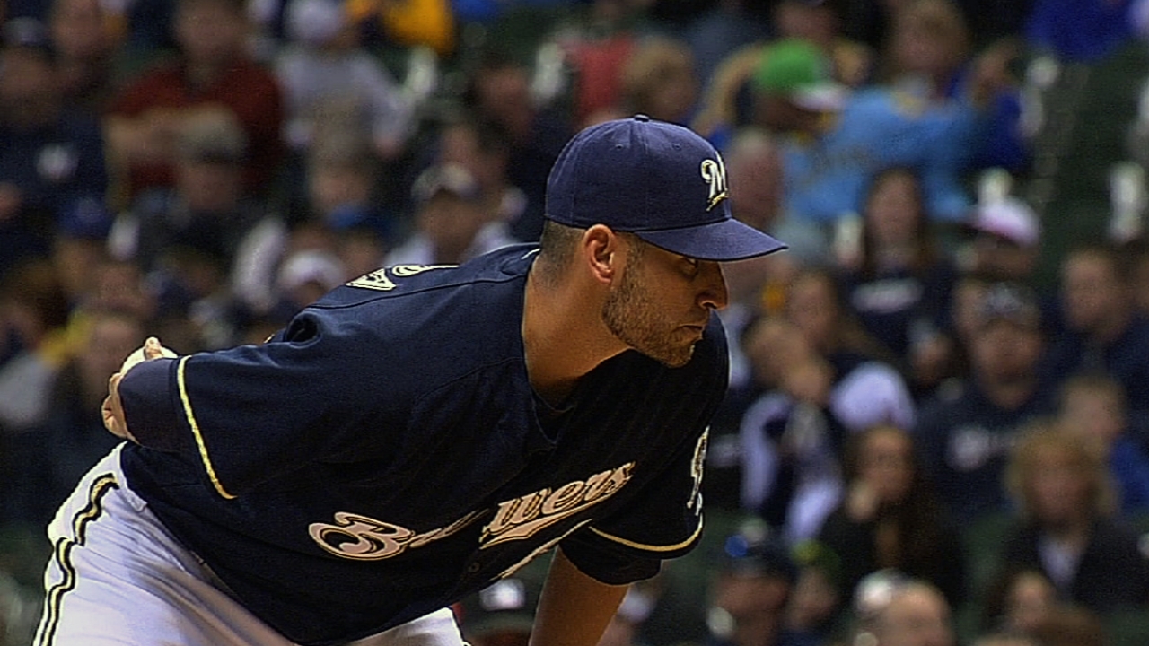 Brewers pitched to record extremes vs. Rockies