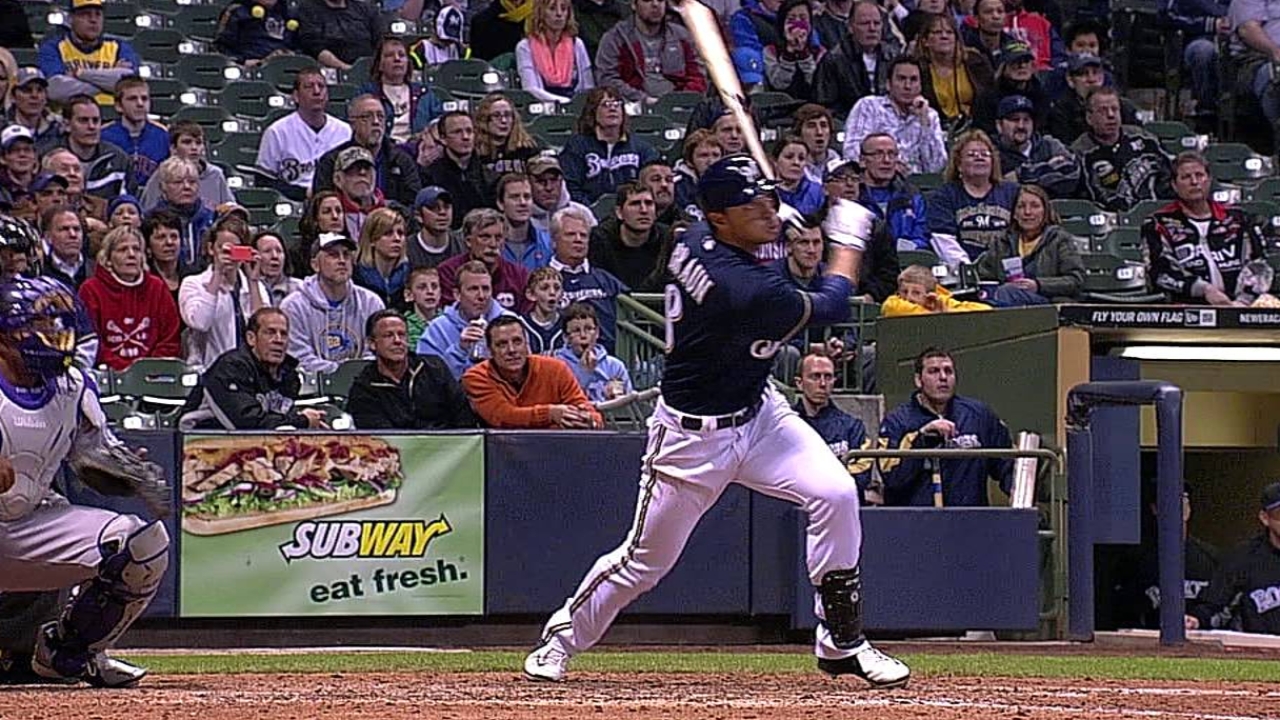 With Braun still ailing, Roenicke shakes up lineup