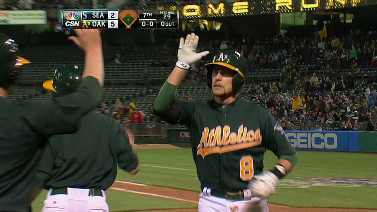 Lowrie makes himself at home with big game