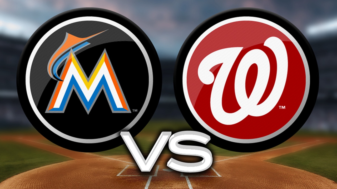 Marlins tip cap to top Nationals pitchers