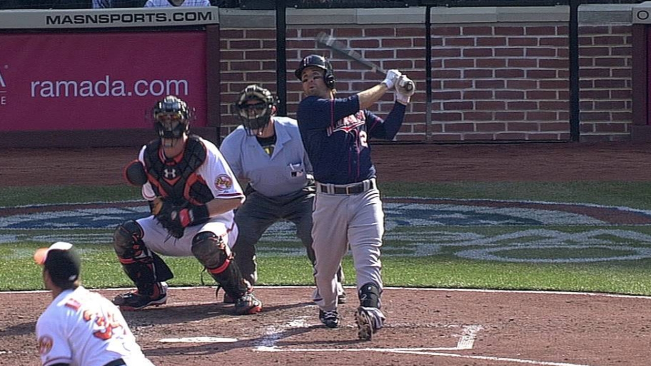 Twins latest victim of Davis' homer barrage