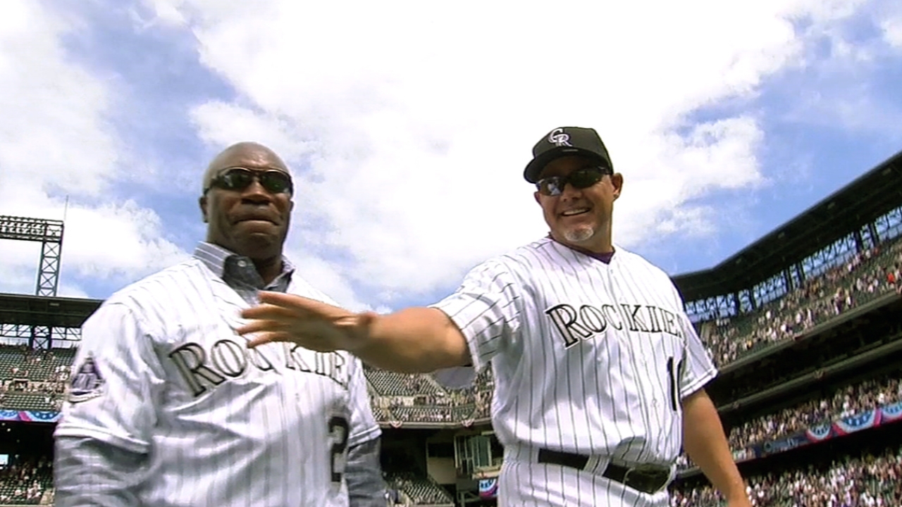 Rockies celebrate 20th anniversary before opener